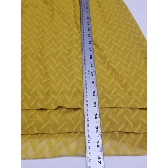 Anthropolgie One September Anwen Long Sleeve Dress yellow Boho Peasant Size L - Picture 11 of 12